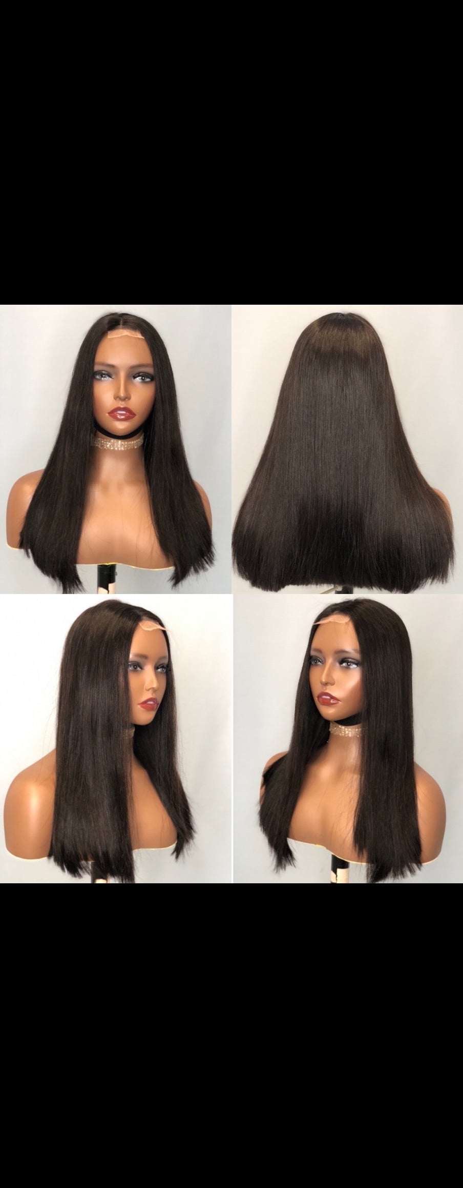 4x4 straight wig